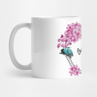 Believe In Yourself - Lilacs And Butterflies Mug